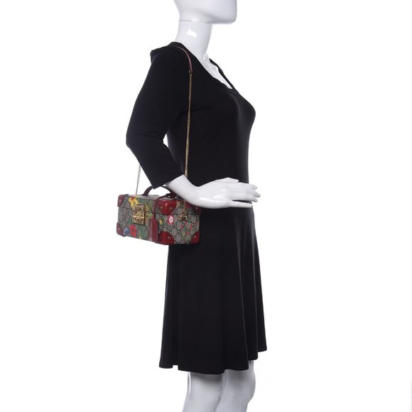 HOST PICK 🎁🎉Gucci GG Supreme Flora Padlock Jewelry Case Bag NEW WITH DUSTBAG - Picture 12 of 12